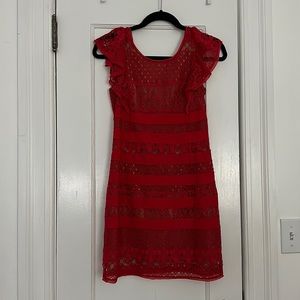 BCBG | BCBGMAXAZRIA Red Berry Renata Dress Size 0 NWT